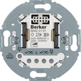 85422101 Berker BERKER .net Universal Tastdimmer 2fach 2-Draht mit rundem Tra Produktbild