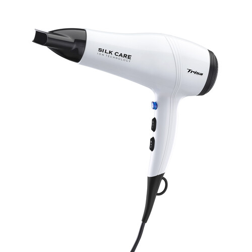 1053 7012 Trisa Haartrockner Silk Care 2000W ION-Funktion weiss Produktbild