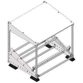 20295 Trayco RSA-1200-UG Roofshelter Angled kit W=1200mm, ultra galv. Produktbild front M