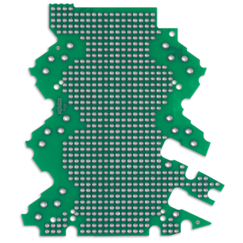 2857-192/3140-000 Wago Lochrasterplatine,3-2-Anschlussebenen Produktbild front M