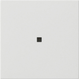 510403 Gira RF Bedienaufs. 1f KNX System 55 Reinweiß Produktbild front M