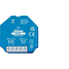 61000265 Eltako WNT61-24VDC/10W Weitbereichts-Schaltnetzteil 24V DC Produktbild
