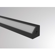 600-1a209b Molto Luce MINI CORNER AUFBAU LED STRIP PROFILE schwarz Produktbild front S