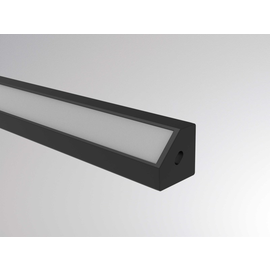 600-1a209b Molto Luce MINI CORNER AUFBAU LED STRIP PROFILE schwarz Produktbild front M