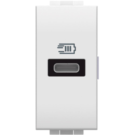 N4192C Bticino LivingLight USB- Ladesteckdose 1-modulig mit 1x USB-C in Produktbild
