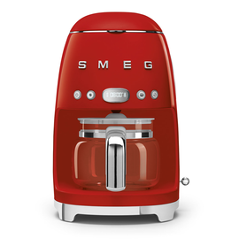DCF02RDEU SMEG 50s Style, Filter- Kaffeemaschine, Rot, 10 Tassen, LED-Dis Produktbild front M