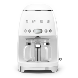 DCF02WHEU SMEG 50s Style, Filter- Kaffeemaschine, Weiß, 10 Tassen, LED-Di Produktbild front M