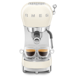 ECF02CREU SMEG 50s Style, Espresso- Kaffeemaschine, Creme, Siebträger, 15 b Produktbild
