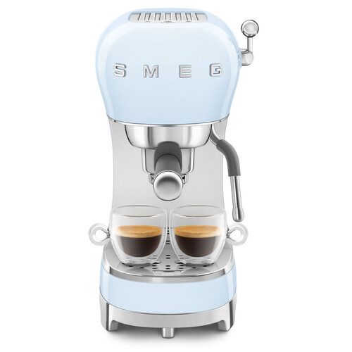 ECF02PBEU SMEG 50s Style, Espresso- Kaffeemaschine, Pastellblau, Siebträger Produktbild