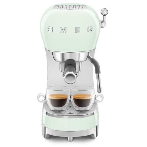 ECF02PGEU SMEG 50s Style, Espresso- Kaffeemaschine, Pastellgrün, Siebträger Produktbild