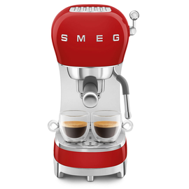 ECF02RDEU SMEG 50s Style, Espresso- Kaffeemaschine, Rot, Siebträger, 15 bar Produktbild