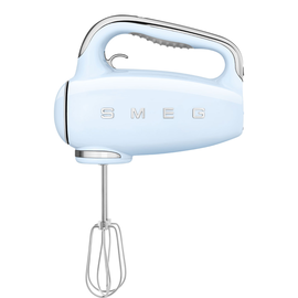 HMF01PBEU SMEG 50s Style, Handmixer, 250 W-Motor mit Sanftanlauf, Pastellblau, v Produktbild front M