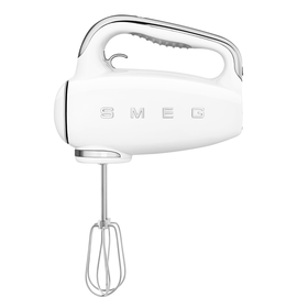 HMF01WHEU SMEG 50s Style, Handmixer, 250 W-Motor mit Sanftanlauf, Weiß, variable Produktbild front M