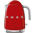 KLF03RDEU SMEG 50s Style, 1,7 I- Wasserkocher, Rot, Soft Opening Kannenv Produktbild