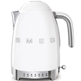 KLF04WHEU SMEG 50s Style, 1,7 I- Wasserkocher, Weiß, 7 Temperaturstufen, Produktbild front M