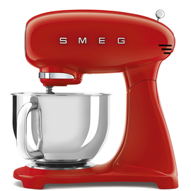 SMF03RDEU SMEG 50s Style, Küchenmaschine mit 4,8 l Edelstahlschüssel, Full-Color Produktbild front M