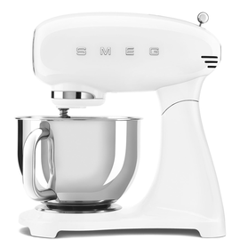 SMF03WHEU SMEG 50s Style, Küchenmaschine mit 4,8 l Edelstahlschüssel, Full-Color Produktbild front M