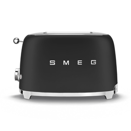 TSF01BLMEU SMEG 50s Style, 2-Schlitz- Toaster, kompakt, Schwarz Matt, 6 Röstg Produktbild