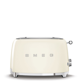 TSF01CREU SMEG 50s Style, 2-Schlitz- Toaster, kompakt, Creme, 6 Röstgradstuf Produktbild