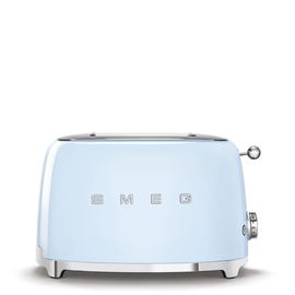 TSF01PBEU SMEG 50s Style, 2-Schlitz- Toaster, kompakt, Pastellblau, 6 Röstgr Produktbild front M