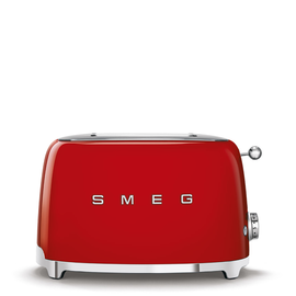 TSF01RDEU SMEG 50s Style, 2-Schlitz- Toaster, kompakt, Rot, 6 Röstgradstufen Produktbild