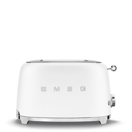 TSF01WHMEU SMEG 50s Style, 2-Schlitz- Toaster, kompakt, Weiß Matt, 6 Röstgrad Produktbild