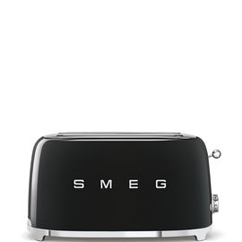 TSF02BLEU SMEG 50s Style, 2-Schlitz- Toaster, lang, Schwarz, 6 Röstgradstufe Produktbild