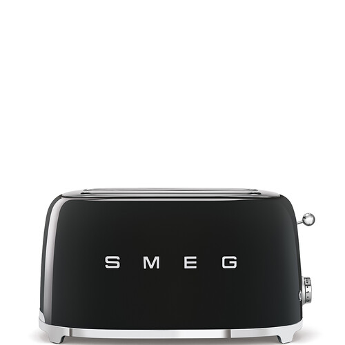 TSF02BLEU SMEG 50s Style, 2-Schlitz- Toaster, lang, Schwarz, 6 Röstgradstufe Produktbild