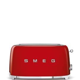 TSF02RDEU SMEG 50s Style, 2-Schlitz- Toaster, lang, Rot, 6 Röstgradstufen, 3 Produktbild