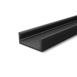 115932 Isoled Montageprofil MINI-AB V2 schwarz 200cm Produktbild