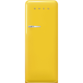 FAB28RYW5 SMEG 50s Style, Stand- Kühlschrank, 1-türig, 60 cm, Gelb, Rech Produktbild