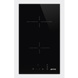 SE232TD1 SMEG Glaskeramikkochfeld, 30 cm, Schwarze Glaskeramik, C-Schliff, fü Produktbild front S