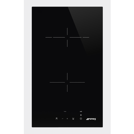 SE232TD1 SMEG Glaskeramikkochfeld, 30 cm, Schwarze Glaskeramik, C-Schliff, fü Produktbild front M
