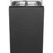 ST4522IN SMEG Einbaugeschirrspüler, 82x45 cm, vollintegrierbar, Inverter, 6 Produktbild front S