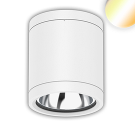 115592 Isoled LED Deckenaufbaustrahler IP65, weiß, 10W, ColorSwitch 3000|4000| Produktbild front M