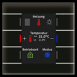 BE-GT2TS.02S MDT KNX Glastaster II Smart mit Farbdisplay und Temperatursensor, S Produktbild