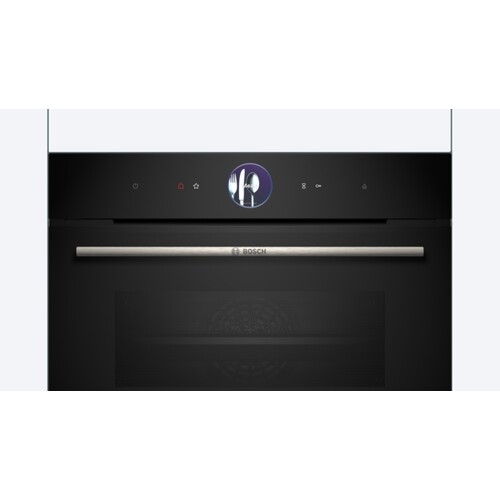 CSG7361B1 Bosch Kompaktdampfbackofen Einbau 60 x 45 cm, Schwarz  Serie 8 Produktbild
