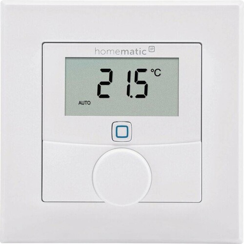 156669A0 EQ-3 Homematic EQ3 HmIP Wandthermostat mit Feuchtigkeitssensor  Produktbild Front View L