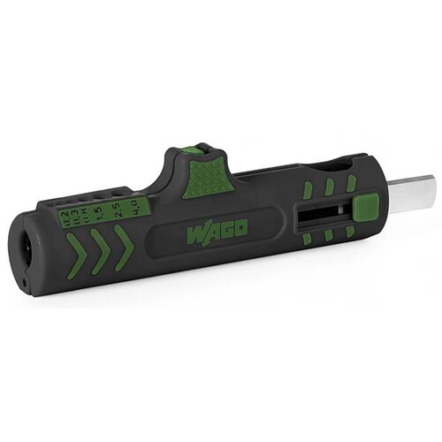 206-1442 Wago Universal-Entmanteler für Ø 8 mm 13 mm Produktbild Front View L