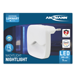 1600-0406 Ansmann Steckdosennachtlicht NL10AC, LED, mit Dämmerungssensor Produktbild front S