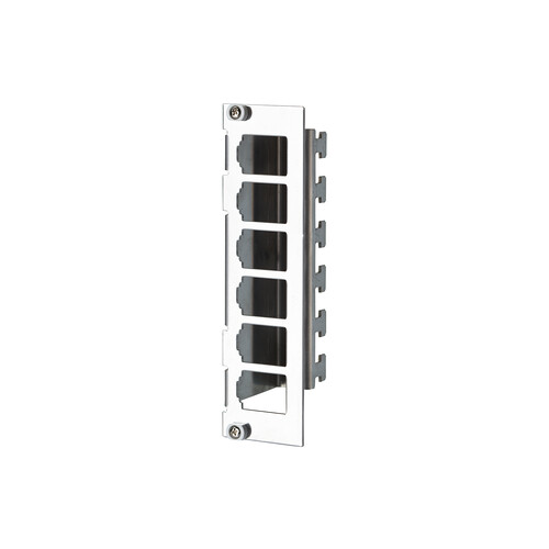 130B10E2E-E Metz Connect Modul Modulträger 3HE, 7 TE 6 Port Edelstahl Produktbild