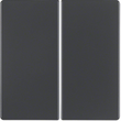 85146126 Berker KNX-Funk Q.x Taste 2fach anthrazit samt Produktbild front S