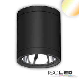 115591 Isoled LED Deckenaufbaustrahler IP65, schwarz, 10W, ColorSwitch 3000|40 Produktbild