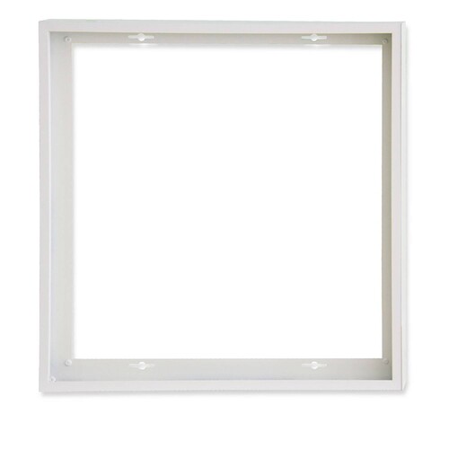 115614 Isoled Aufbaurahmen weiß RAL 9016, Höhe 5cm, für LED Panels 625x625, Produktbild Front View L