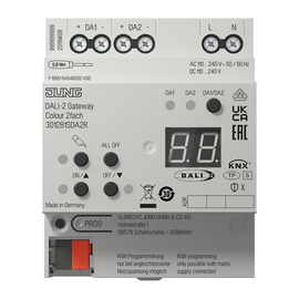 301281SDA2R Jung KNX Dali-2 Gateway Colour 2-fach Produktbild