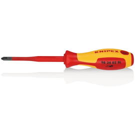 98 24 02 SL Knipex Phillips 212 mm Schraubendreher - Slim - für Kreuzschli Produktbild