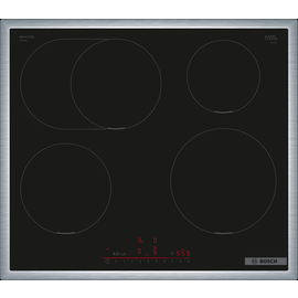 PIF645HB1E Bosch Induktionskochfeld 60cm Glaskeramik Edelstahlrahmen autark Produktbild front M