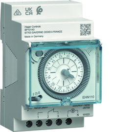 EHN110 Hager Tagesschaltuhr,1S/16A,3PLE,analog Produktbild front M