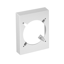 6121124 Obo BRK CEE FL rws CEE-Flansch CEE-Flansch RAL9010 120x95x25 Polycarbo Produktbild front M