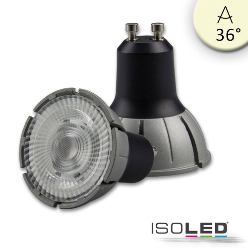 114553 Isoled GU10 Vollspektrum LED Strahler 5.5W TOQ, 36°, 3000K, dimmbar Produktbild